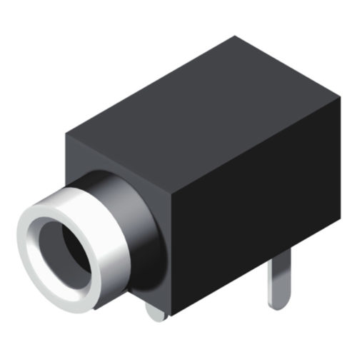 5EJ25DC01-04T0BLB-01 Разъем для наушников Ø2,5, угловой, без корпуса, серия 01