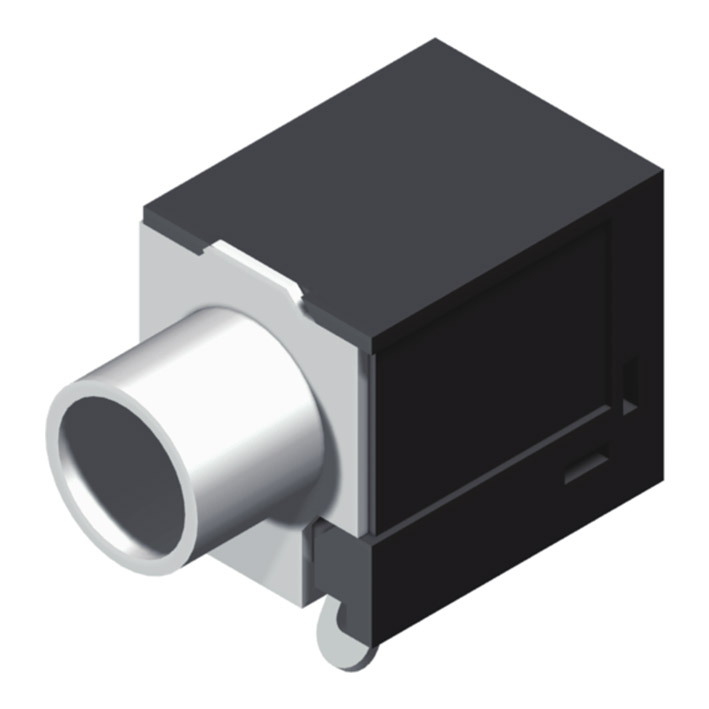 5EJ35DD03-03T0BLB-01 Разъем для наушников Ø3,5 Прямоугольный с корпусом серии 03