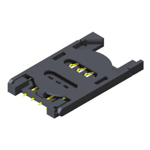 5KSIG-06S0NHL01 Держатель SIM-карты Тип шарнира 6P H=2,5
