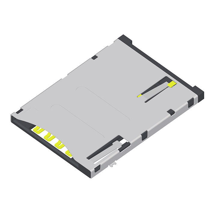 5KSIP-08S0PHE01 Держатель SIM-карты Push-Push Type 8+1P H=1.85