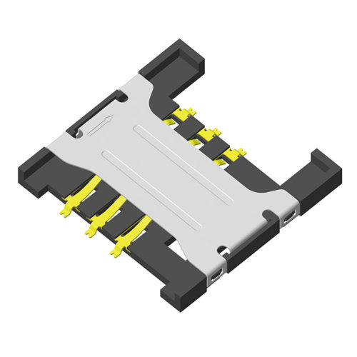 5KSIS-06S0NHL01 Держатель SIM-карты Push-Pull Type 6P H=1,5 / 1,8