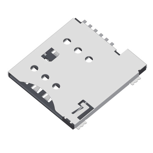 5KMSP-06G0NHL02 Держатель Micro Sim-карты Push-Push Type 6P H=1,35