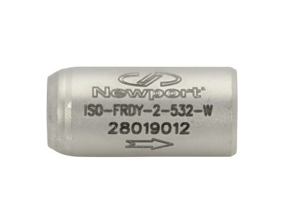 Оптический изолятор Фарадея, компактный, 2 мм, 532 нм, изолятор PM, 1/2 волновой пластины Модель: ISO-FRDY-02-532-W