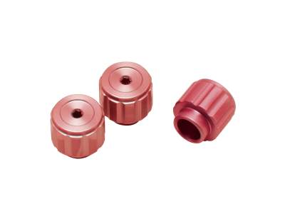 Резьбовая ручка, 1/4-100, красный анодированный, 3 шт. Модель: KN-10QR-3