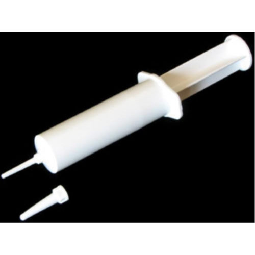 Disposable storage syringes, polyethylene, white
