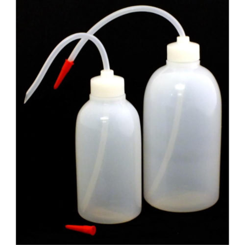 Wash bottle, PE, classic, clear, economy