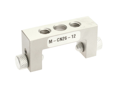Держатель оптической направляющей, длина 12 мм, резьба M6, серия X26 Модель: M-CN26-12