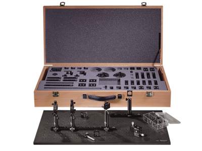 Набор оптико-механических компонентов, набор 1, корпус из твердой древесины, метрическая модель: M-MK-1