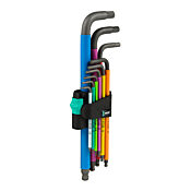 Набор шестигранных отверток Wera Multicolor L-key: 9 шт. (номер по каталогу 05022089055)