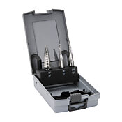 Набор ступенчатых сверл: 3 шт., быстрорежущая сталь с содержанием кобальта 5% (HSSE-Co5) (PN# 101026USERO)