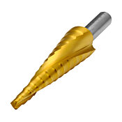 Ступенчатое сверло: разрезное острие, размер 2, диаметр (артикул № 101702T)