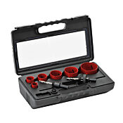 Набор биметаллических коронок: 9 предметов, режущая кромка из быстрорежущей стали (номер по каталогу 106341A)