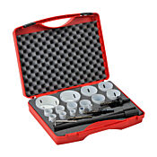 Набор биметаллических коронок: 20 шт., режущая кромка HSS-Co8 (номер по каталогу 126318)