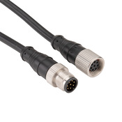 Соединительный кабель: 32,8 фута/10 м, осевая розетка M12 — осевая вилка M12 (PN# 140203)