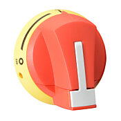 поворотная Ручка: круглая, красная/желтая (PN# 140E2111)