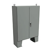 Корпус: 60 x 48 x 16 дюймов, напольное крепление, углеродистая сталь (номер по каталогу 1422B16F)