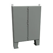 Корпус: 60 x 48 x 10 дюймов, напольное крепление, углеродистая сталь (номер по каталогу 1422N4B10F)