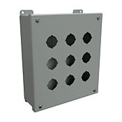 Корпус кнопки: 10 x 9 x 3 дюйма, настенное крепление, углеродистая сталь (PN # 1435K)