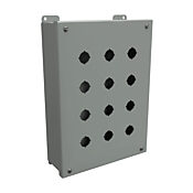 Корпус кнопки: 12 x 9 x 3 дюйма, настенное крепление, углеродистая сталь (PN # 1435MO)