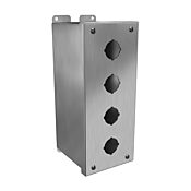 Корпус кнопки: 10 x 4 x 5 дюймов, настенное крепление, нержавеющая сталь 316 (PN# 1437S16D)