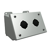 Кнопочная консоль: 4 x 6 x 5 дюймов, крепление на столе или на пьедестале, углеродистая сталь (PN # 1490D2)