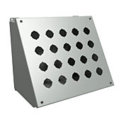 Кнопочная консоль: 11 x 13 x 9 дюймов, крепление на столе или на пьедестале, углеродистая сталь (PN # 1490J20)