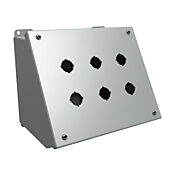 Кнопочная консоль: 7 x 9 x 7 дюймов, крепление на столе или на пьедестале, углеродистая сталь (PN # 1490MG6)