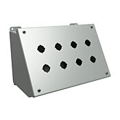 Кнопочная консоль: 7 x 11 x 7 дюймов, крепление на столе или на пьедестале, углеродистая сталь (PN # 1490MG8)