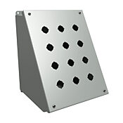 Кнопочная консоль: 11 x 9 x 9 дюймов, крепление на столе или на пьедестале, углеродистая сталь (PN # 1490MJ12)