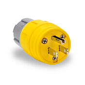 Электрическая вилка 15 А: водонепроницаемая, с прямым штекером, NEMA 5-15
