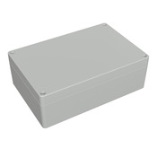 Корпус: 180 x 120 x 61 мм, АБС-пластик (номер по каталогу 1554HGY)