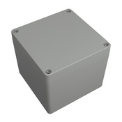 Корпус: 105 x 105 x 90 мм, поликарбонат (арт. № 1554LA2GY)