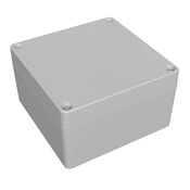 Корпус: 105 x 105 x 60 мм, АБС-пластик (артикул № 1554LGY)