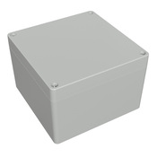 Корпус: 120 x 120 x 80 мм, АБС-пластик (номер по каталогу 1554PGY)