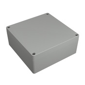 Корпус: 140 x 140 x 60 мм, поликарбонат (арт. № 1554Q2GY)
