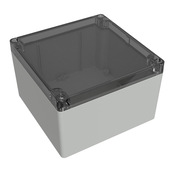 Корпус: 140 x 140 x 90 мм, поликарбонат (номер по каталогу 1554QA2GYCL)