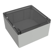 Корпус: 160 x 160 x 91 мм, поликарбонат (арт. № 1554S2GYCL)