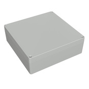 Корпус: 180 x 180 x 60 мм, АБС-пластик (номер по каталогу 1554WGY)