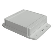 Корпус: 121 x 120 x 38 мм, АБС-пластик (номер по каталогу 1555NF17GY)