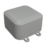 Корпус: 120 x 120 x 70 мм, поликарбонат (арт. № 1557DA2GY)