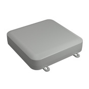 Корпус: 200 x 200 x 45 мм, АБС-пластик (номер по каталогу 1557HGY)