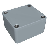 Корпус: 64 x 58 x 35 мм, литой под давлением алюминиевый сплав (номер по каталогу 1590Z061GY)