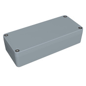 Корпус: 150 x 64 x 36 мм, литой под давлением алюминиевый сплав (номер по каталогу 1590Z063GY)