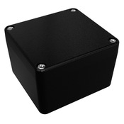 Корпус: 80 x 75 x 52 мм, литой под давлением алюминиевый сплав (номер по каталогу 1590Z110BK)