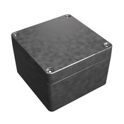 Корпус: 122 x 120 x 82 мм, литой под давлением алюминиевый сплав (номер по каталогу 1590Z119)