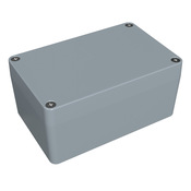 Корпус: 125 x 80 x 59 мм, литой под давлением алюминиевый сплав (PN# 1590Z120GY)