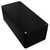 Корпус: 175 x 80 x 60 мм, литой под давлением алюминиевый сплав (номер по каталогу 1590Z135BK)