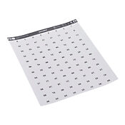 Предварительно заданные размеры листов с этикетками Dymo: для лазерного принтера (номер по каталогу 1908552)