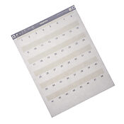 Предварительно заданные размеры листов с этикетками Dymo: для лазерного принтера (номер по каталогу 1908553)