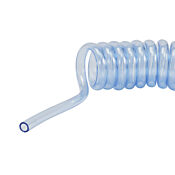 Pneumatic Coiled Tubing: 0.156in inside diameter, 1/4in outside diameter (PN# 1PU14C10)
